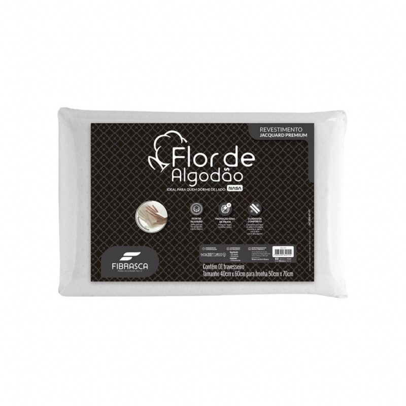 TRAVESSEIRO FLOR DE ALGODÃO NASA