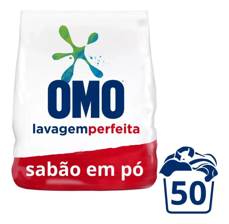 OMO LAVAGEM PERFEITA LAVA-ROUPAS SABÃO EM PÓ 4KG - Image 2