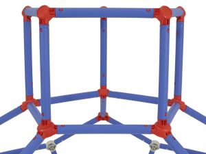 PLAYGROUND INFANTIL DOME CLIMBER CÚPULA BEL AZUL E VERMELHO