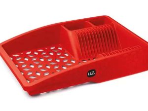 KIT PARA PIA 4 PEÇAS VERMELHO PLÁSTICO UZ