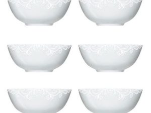 CONJUNTO COM 6 BOWLS 550ML MADRI GERMER 0177715