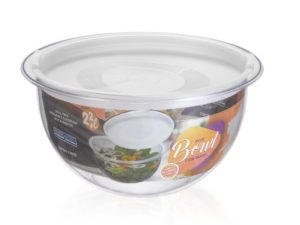 BOWL COM TAMPA HERMÉTICA 2,2L INJEPLASTEC 0216