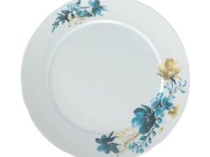 PRATO RASO ACQUA BLUE PORCELANA SCHMIDT