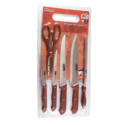 KIT FACAS 7 PEÇAS WESTERN 1397