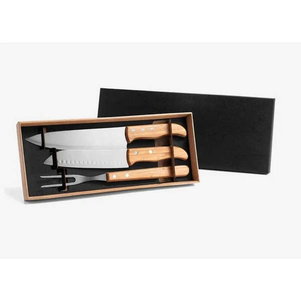 CONJUNTO DE FACAS 3 PEÇAS WELF KF-02843
