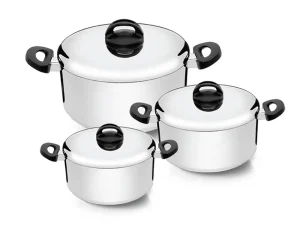 KIT MIX 3 PEÇAS PANELAS ALUMINIO NIGRO 25490