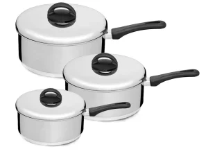 KIT MIX 3 PEÇAS PANELAS ETERNA ALUMINIO NIGRO 25481