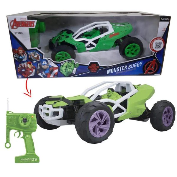 VEICULO MONSTER BUGGY - RC7FUNC - BAT RECCARREG
