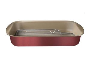 ASSADEIRA ANTIADERENTE 34CM STARFLON COM GRELHA DE ALUMINIO TRAMONTINA 25099/734