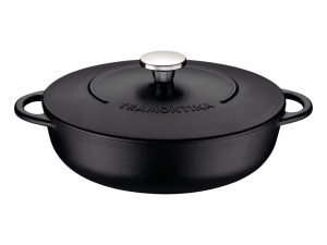 FRITADEIRA E ARROZEIRA FERRO 28CM TRENTO PRETO TRAMONTINA 20804/028