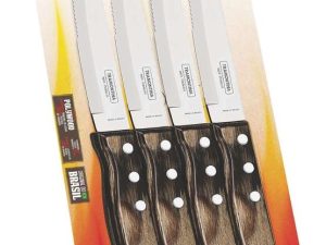 CONJUNTO 4 FACAS JUMBO INOX POLYWOOD TRAMONTINA 21198/917