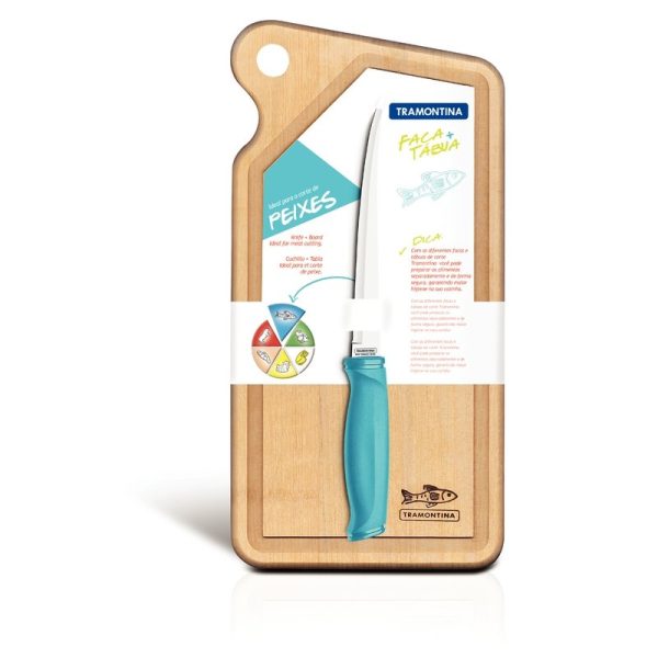 CONJUNTO PARA PEIXE  2 PEÇAS ATHUS TRAMONTINA 23099/173 *