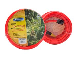 MANGUEIRA PVC AQUAFLEX LARANJA 10MT