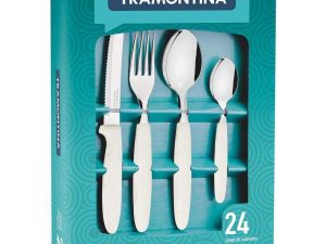 FAQUEIRO INOX 24 PEÇAS IPANEMA TRAMONTINA 23398/872