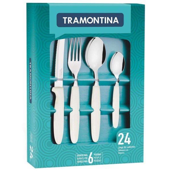 FAQUEIRO INOX 24 PEÇAS IPANEMA TRAMONTINA 23398/872