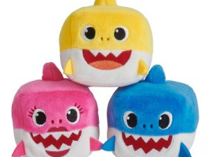 BABY SHARK CUBO DE PELUCIA COM MUSICA DISPLAY FOCOS 2353