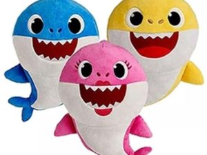 BABY SHARK PELÚCIA 8" SORTIDA FOCOS 2356