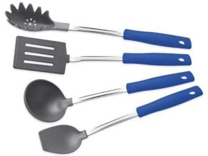 JOGO DE UTENSÍLIOS 4 PEÇAS AZUL EASY TRAMONTINA 25299/107
