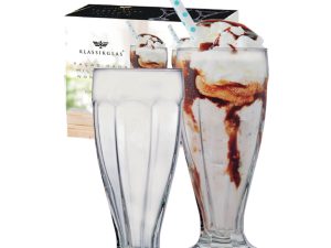JOGO DE TAÇAS DE MILKSHAKE LONDON COM 2 PEÇAS RUVOLO 280626