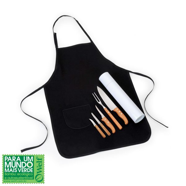 CONJUNTO TUBULAR COM FACAS INOX E BAMBU HAMBURGO 6 PEÇAS WELF TB-11763