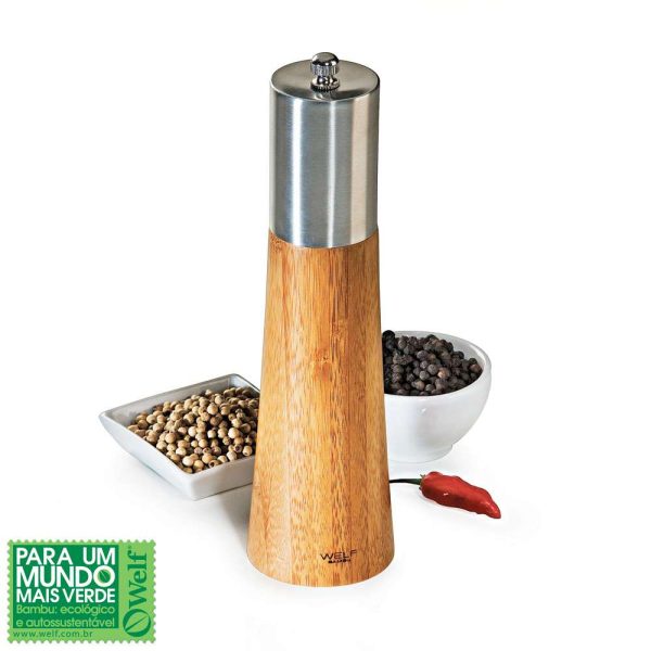 MOEDOR DE SAL GROSSO E PIMENTA EM BAMBU SALZBURGO WELF TE-00833
