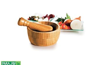 AMASSADOR DE TEMPEROS EM BAMBU SALZBURGO 2 PEÇAS WELF TE-00853