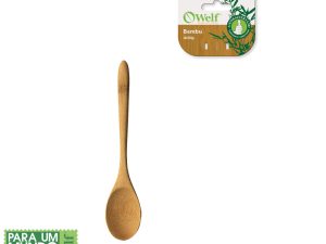 COLHER EM BAMBU UTILITY 18CM WELF UB-00743