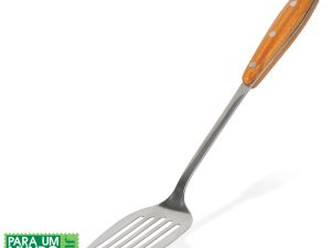 ESPATULA EM AÇO INOX COM CABO EM BAMBU 37CM WELF UB-80033