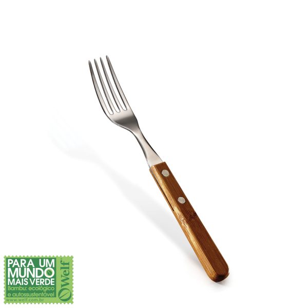 GARFO PARA MESA EM INOX E BAMBU SPECIAL LINE WELF UD-00643