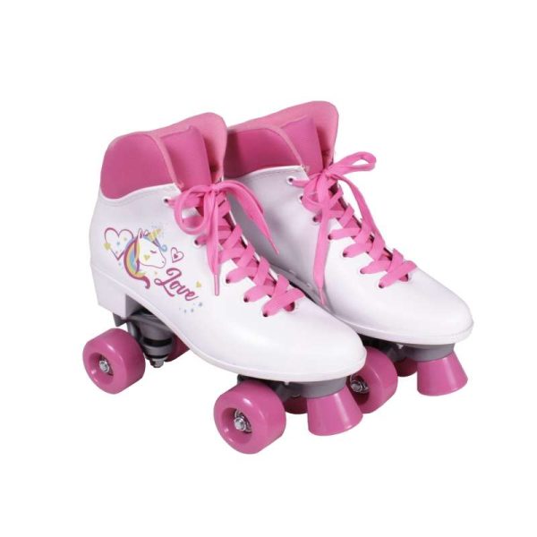 PATINS QUAD LOVE BRANCO NÚMERO 35 BEL FIX 373500