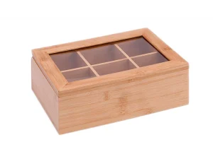 CAIXA PARA CHÁS EM BAMBU E POLIESTIRENO TUTTI COOK CX-06513