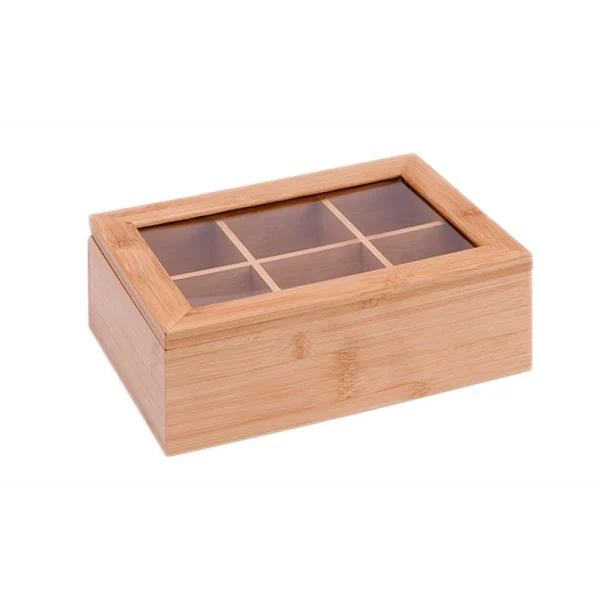 CAIXA PARA CHÁS EM BAMBU E POLIESTIRENO TUTTI COOK CX-06513