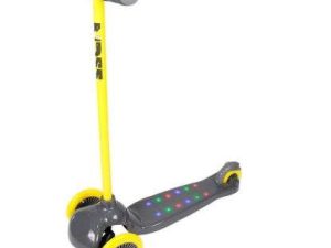 PATINETE ZUMM COM LEDS CINZA BEL FIX 408600