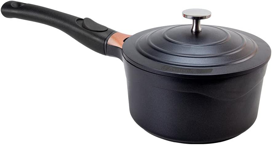 PANELA INDUÇAO REVEST.CERÂMICO 18CM 2L PREMIER BLACK LE COOK LC1861