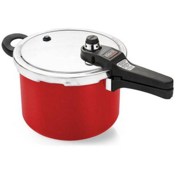 PANELA DE PRESSÃO NIGRO ETERNA 6,0 LITROS VERMELHA REF 097279