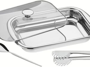 JOGO PARA ASSAR E SERVIR AÇO INOX 3 PEÇAS COSMOS TRAMONTINA 64310114
