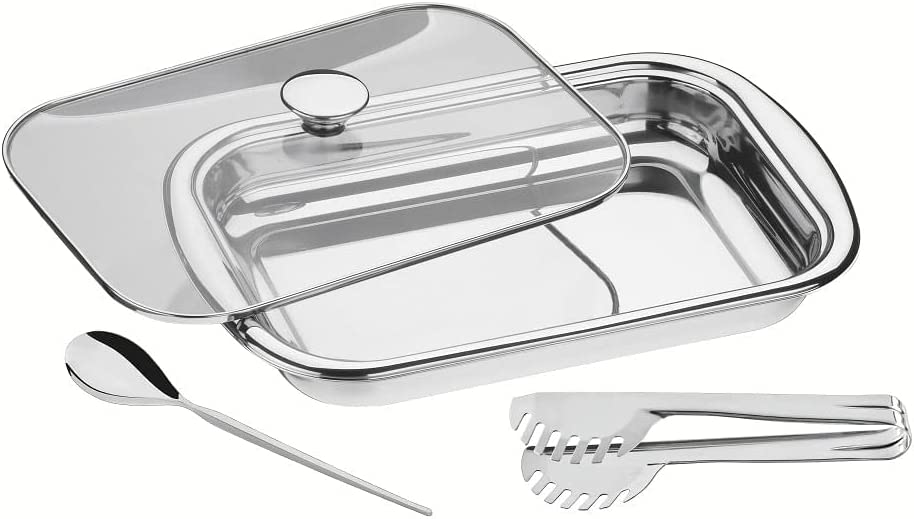 JOGO PARA ASSAR E SERVIR AÇO INOX 3 PEÇAS COSMOS TRAMONTINA 64310114