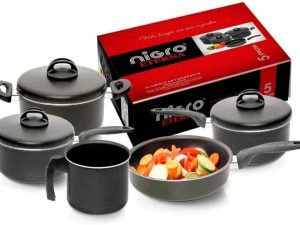 CONJUNTO DE PANELAS 5 PEÇAS ETERNA NIGRO 25915