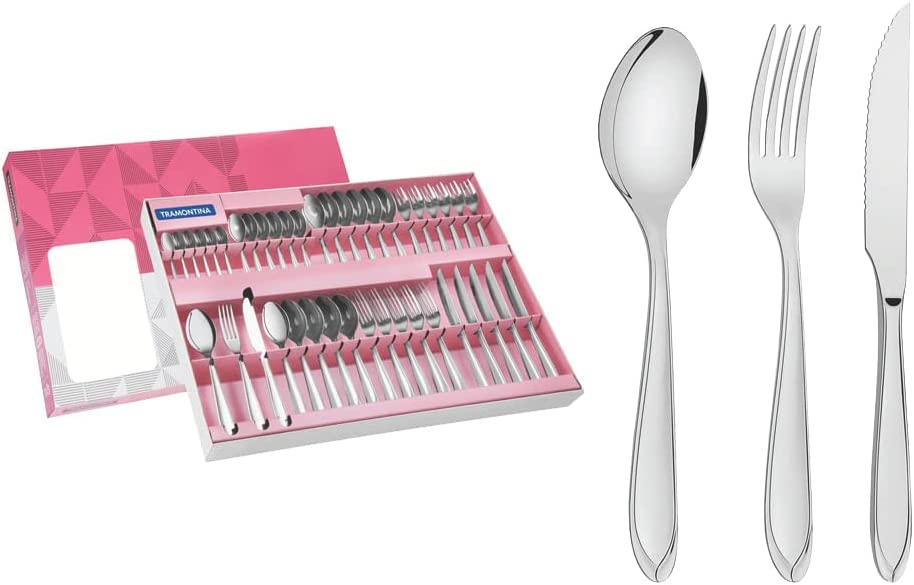 FAQUEIRO AÇO INOX 42 PEÇAS LAGUNA 66906/774 TRAMONTINA