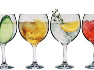 TAÇAS PARA GIN 04 PEÇAS 600ML NADIR