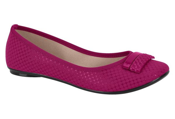 SAPATILHA LONA LOSANGO MAGENTA MOLECA