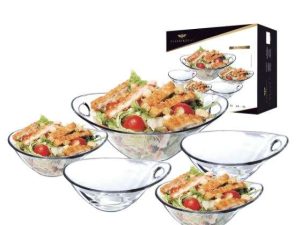 CONJUNTO PARA SERVIR SALADAS PARMA 5 PEÇAS RUVOLO 580622