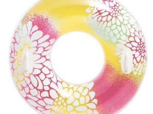 BÓIA TRANSPARENTE COLORIDA GRANDE 97CM INTEX 58263