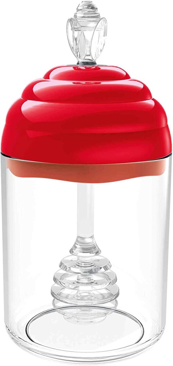 MELEIRA AMBAR VERMELHO PLÁSTICO UZ - Imagem 3