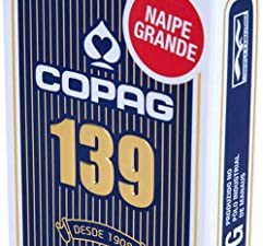 BARALHO 139 NAIPE GRANDE COPAG AZUL 91021