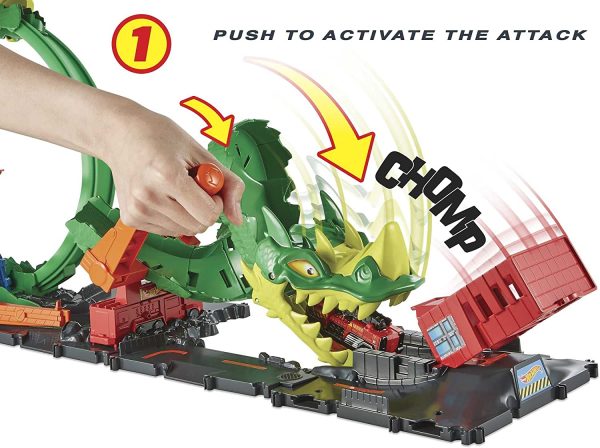 HOT WHEELS PISTA ÉPICA DO DRAGÃO MULTICOLORIDO - Imagem 3
