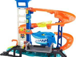 HOT WHEELS CITY PLAYSET ATAQUE NA CIDADE TUBARÃO HDP06