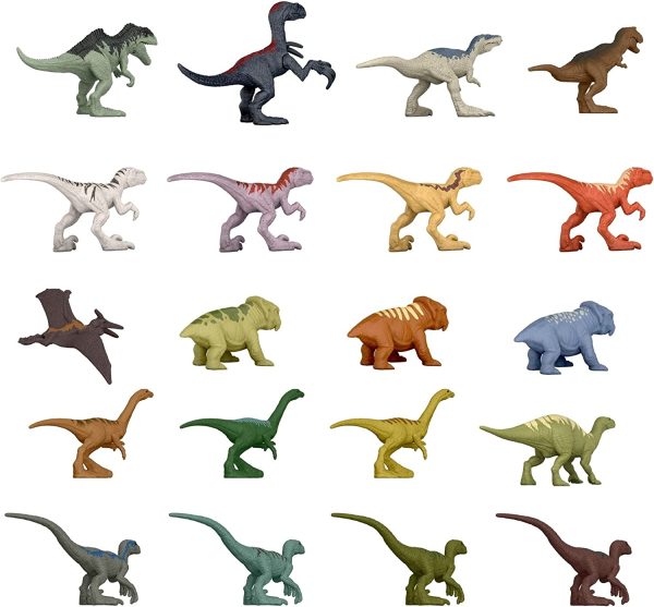 JURASSIC WORLD MULTIPACK 20 MINI DINOSSAUR MULRTICOLORIDO