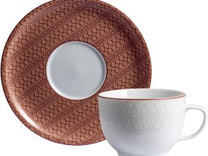 06 XÍCARA DE CHÁ COM PIRES JERICOACORA PORCELANA SCHMIDT