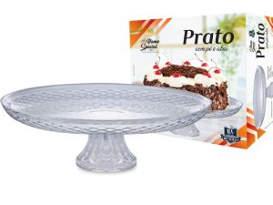 PRATO DE BOLO COM PÉ HOME SPECIAL RUVOLO 8045201